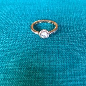 Pandora Classic Elegance Ring in Rose Gold